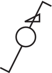 Dimmer symbol