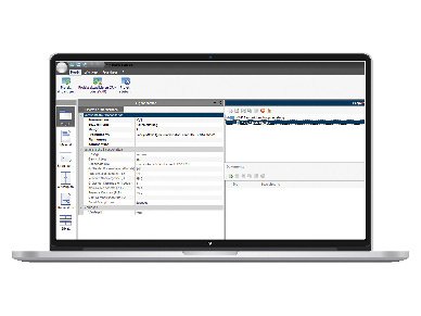 Planungssoftware Hagercad auf Notebook - Ansicht Projekterstellung und -verwaltung